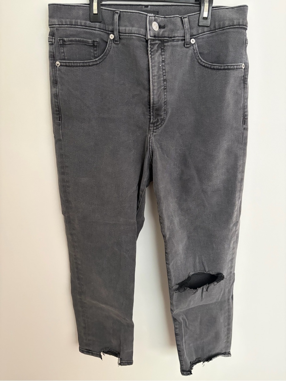 Gray Distressed Women’s Jeans